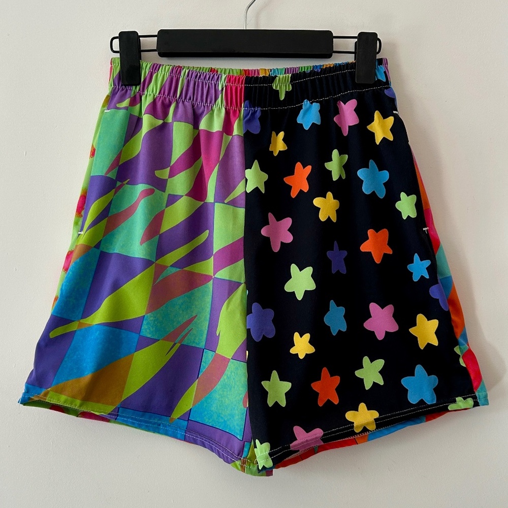 Four Patterned Reversible Shorts - image 1
